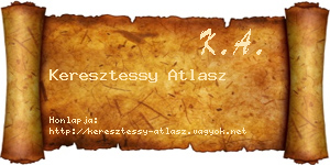 Keresztessy Atlasz névjegykártya